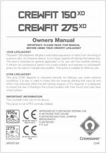 Crewfit 150XD/275XD Owner's Manual